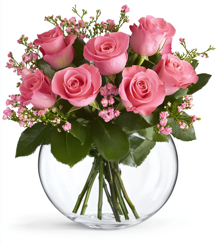 Luscious Hot Pink Beauties Sunny Flower