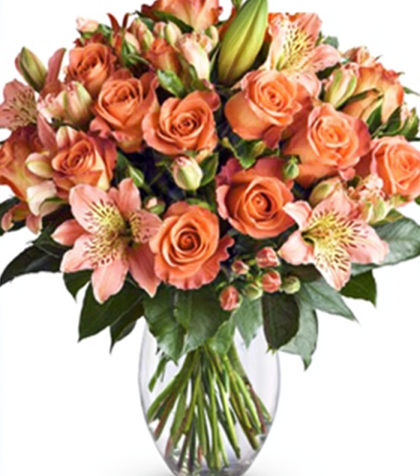 Pretty in Pink Rose Bouquet - Sunny Flower Delivery